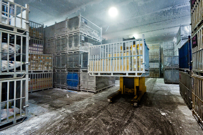 deep-freeze automated warehouse solutions