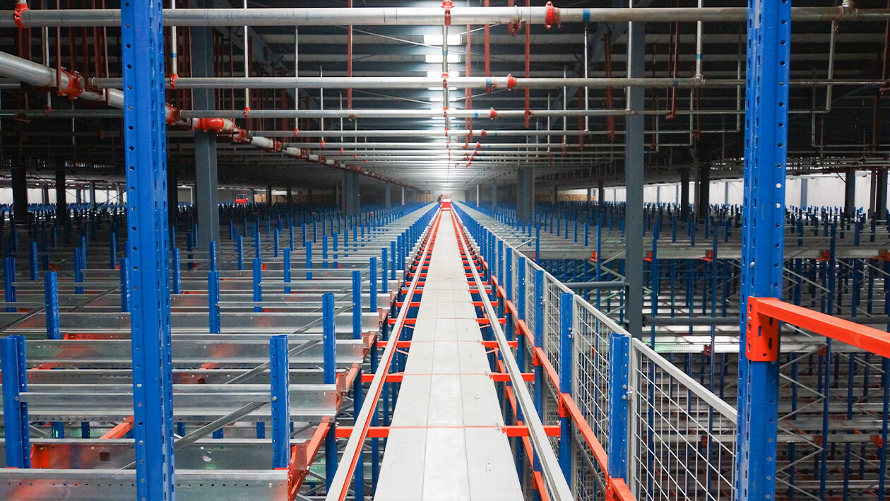 Mother Shuttle Rail Hollow Floor HUAYIDE Automated Storage System