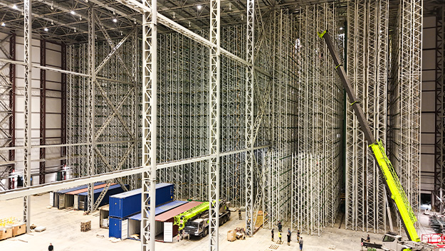 HUAYIDE ASRS High-Bay Racking for Beer Warehouse Space Maximization HUAYIDE ASRS High-Bay Racking for Beer Warehouse Space Maximization